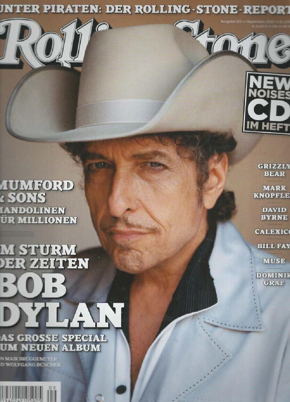 Rolling Stone Magazin Deutschland 2012 #215 Bob Dylan Mumford Sons Mark Knopfler