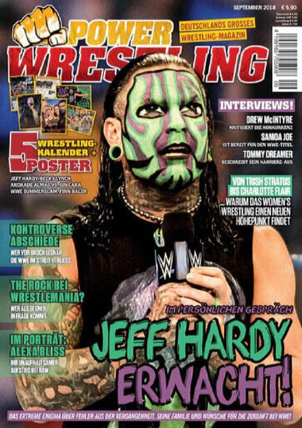 Power Wrestling Magazin Deutschland 2018-09 Jeff Hardy