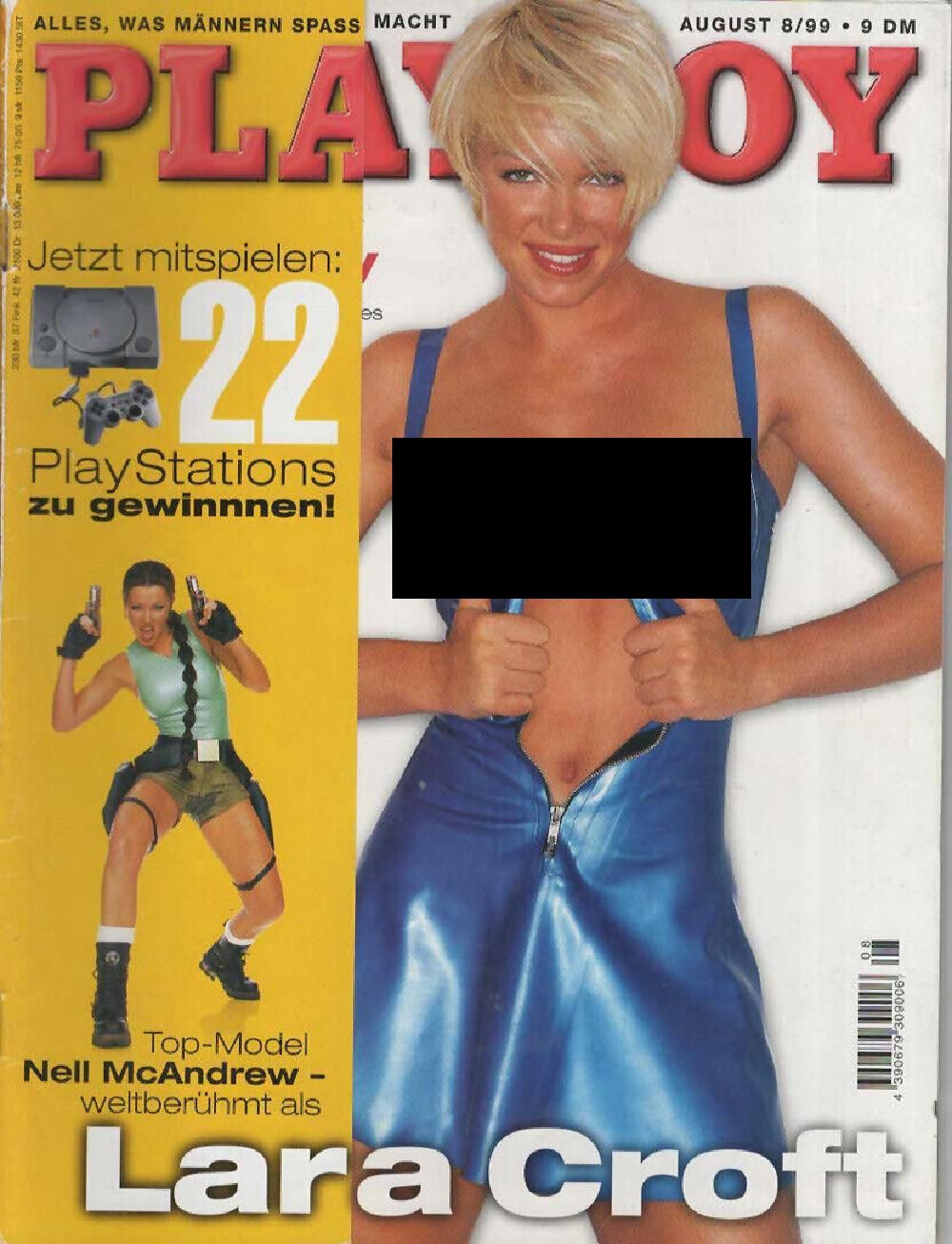 Playboy Magazin Deutschland 1999-08 Nell McAndrew