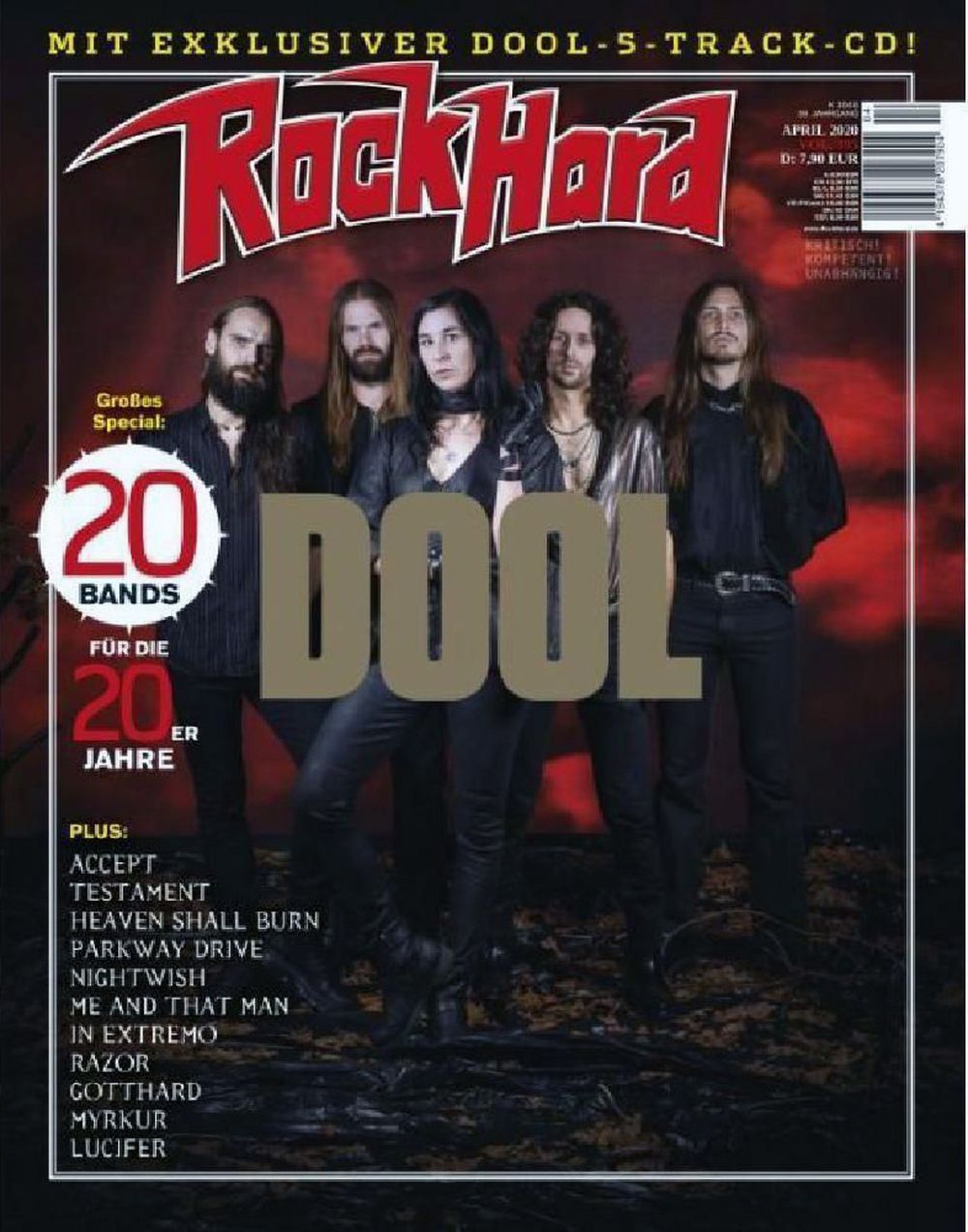 Rock Hard Magazin Deutschland 2020 #395 Dool
