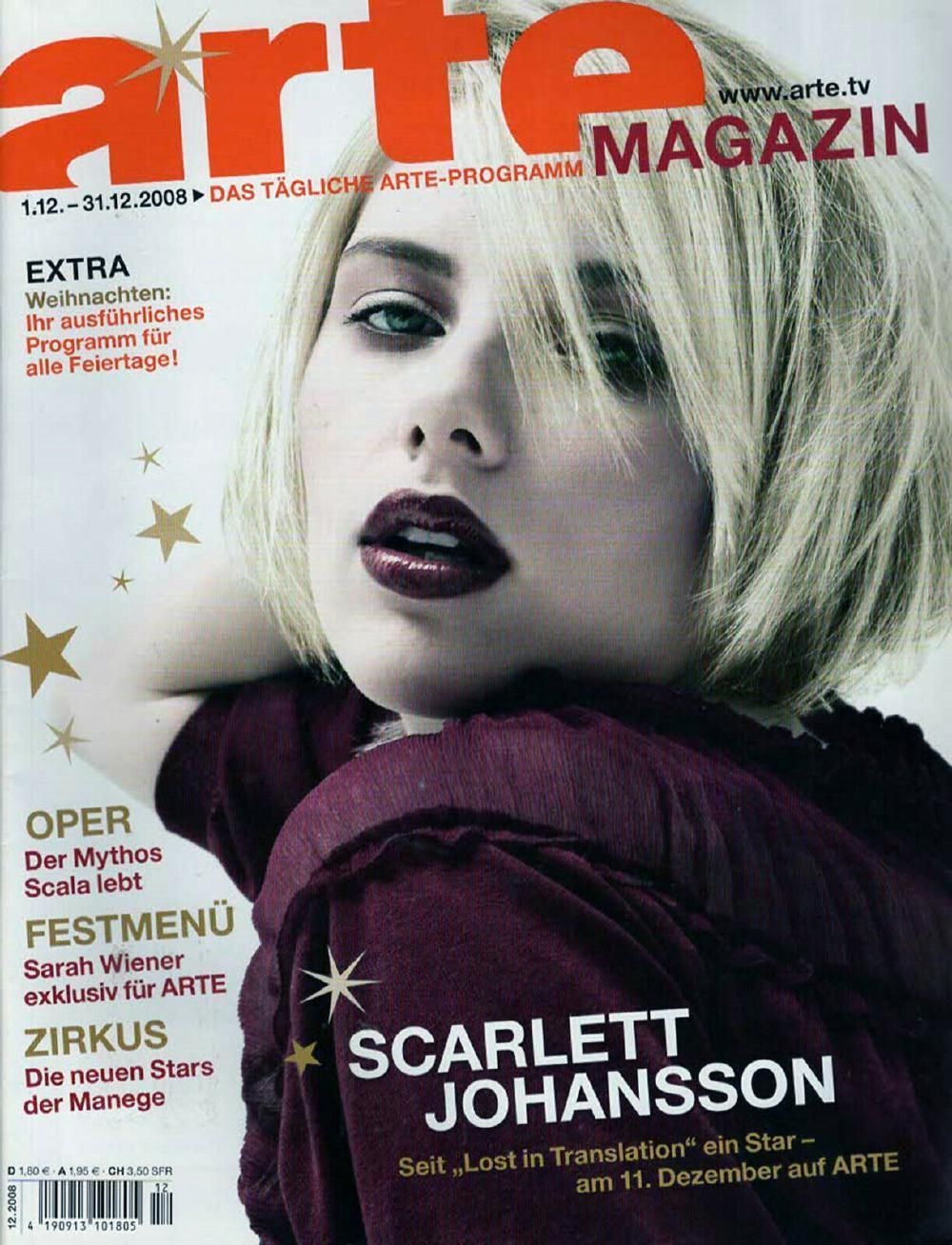 Arte Magazin Deutschland 2008-12 Scarlett Johansson