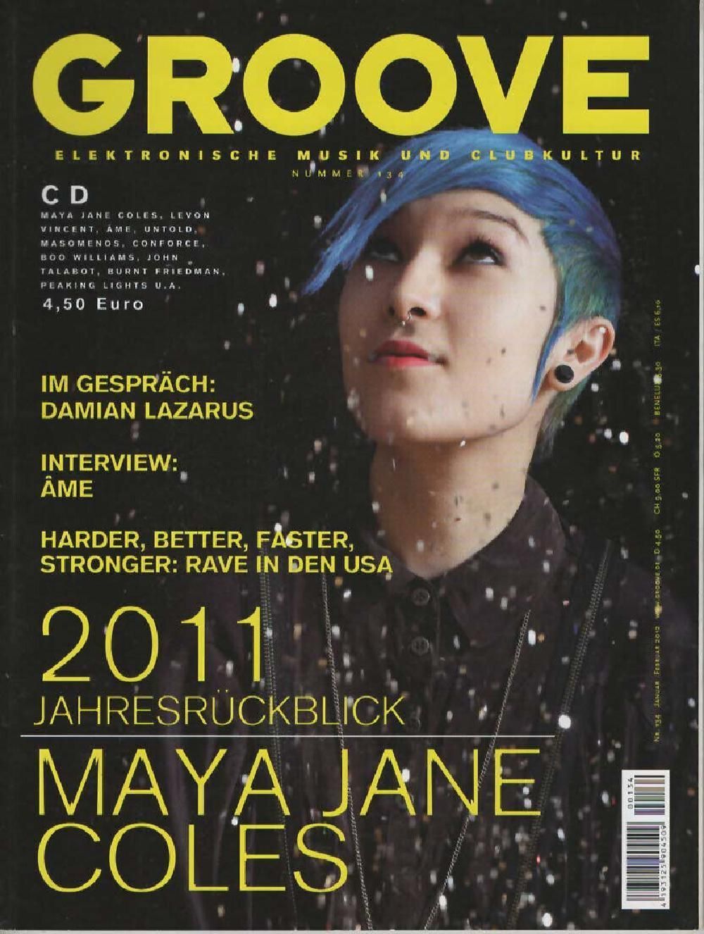 Groove Magazin Deutschland 2012 #134 Maya Jane Coles