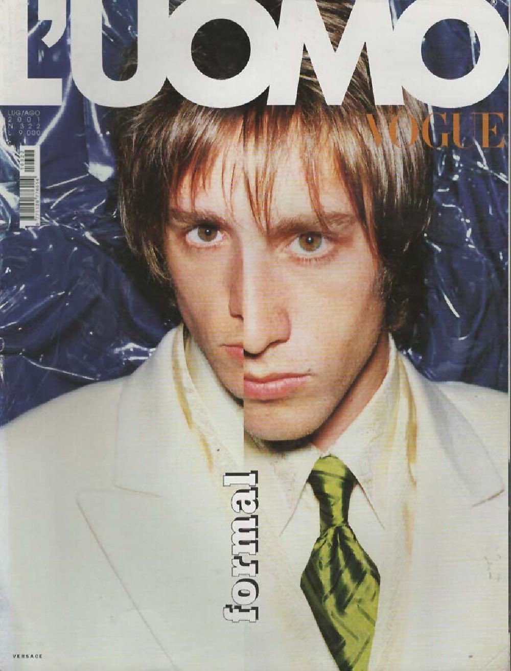 L'Uomo Vogue Magazin Italien 2001 #322