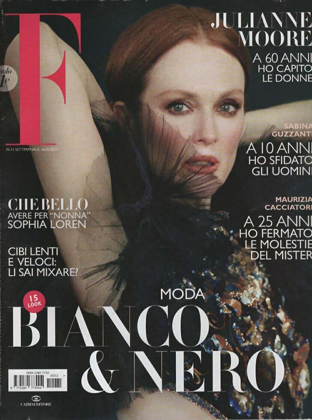 F Magazin Italien 2021-11 Julianne Moore