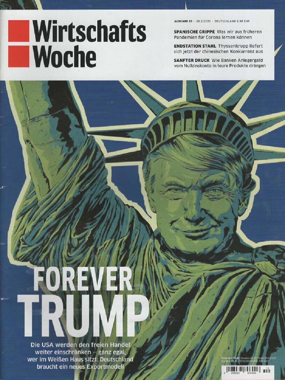 Wirtschaftswoche Magazin Deutschland 2020-10 Donald Trump