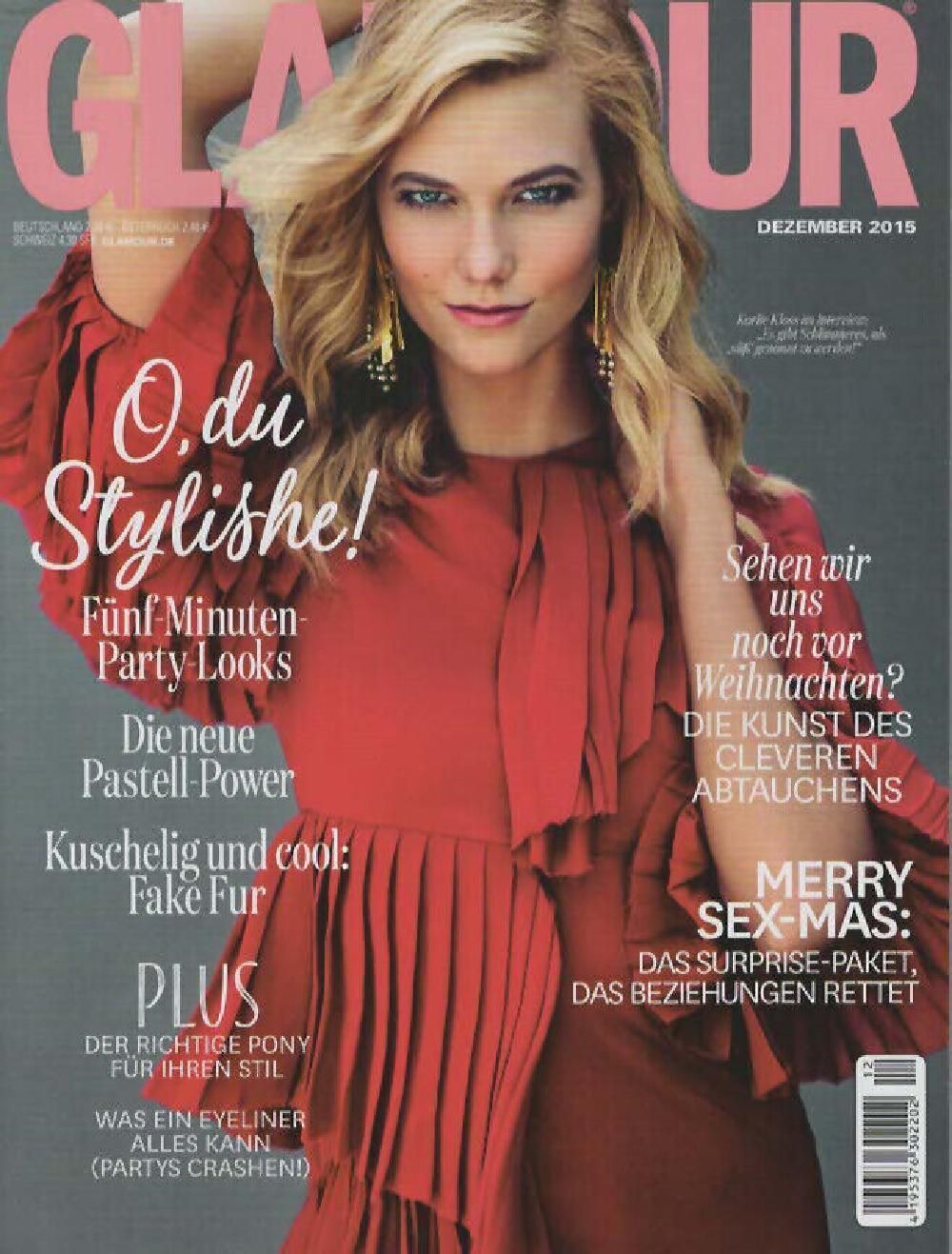 Glamour Magazin Deutschland 2015-12 Karlie Kloss
