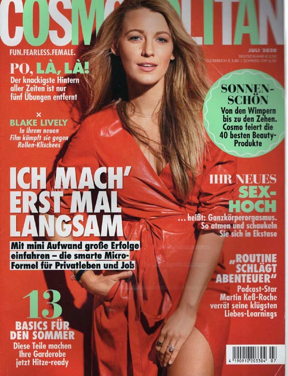 Cosmopolitan Magazin Deutschland 2020-07 Black Lively