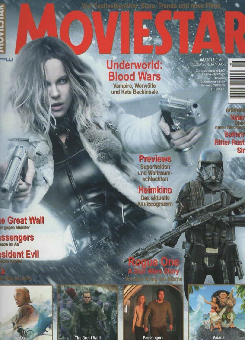 Moviestar Magazin Deutschland 2016 #160 Kate Beckinsale