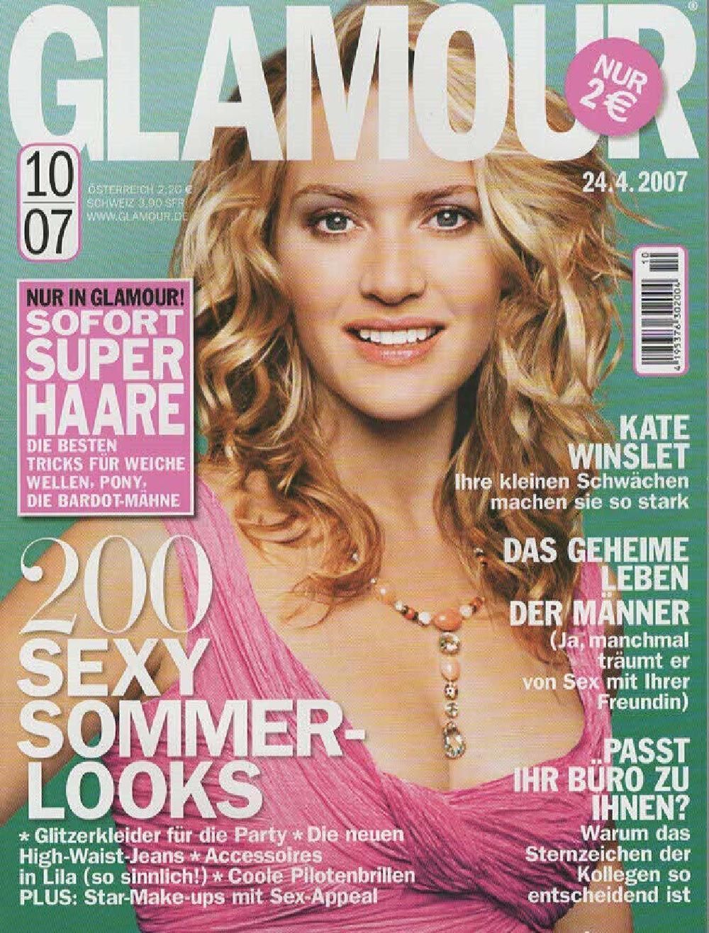 Glamour Magazin Deutschland 2007-10 Kate Winslet