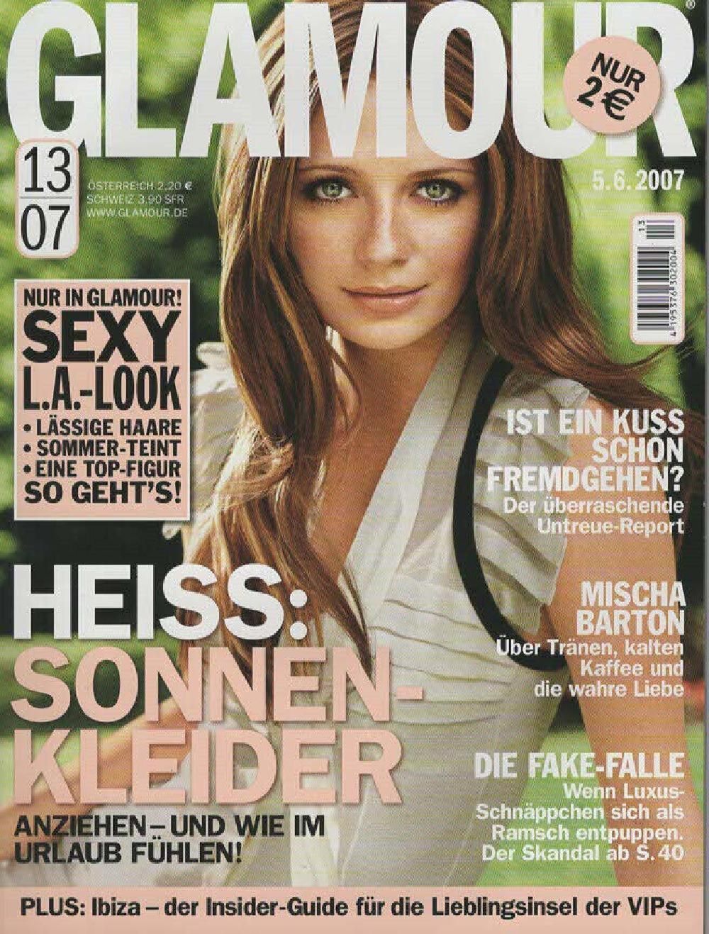 Glamour Magazin Deutschland 2007-13 Mischa Barton