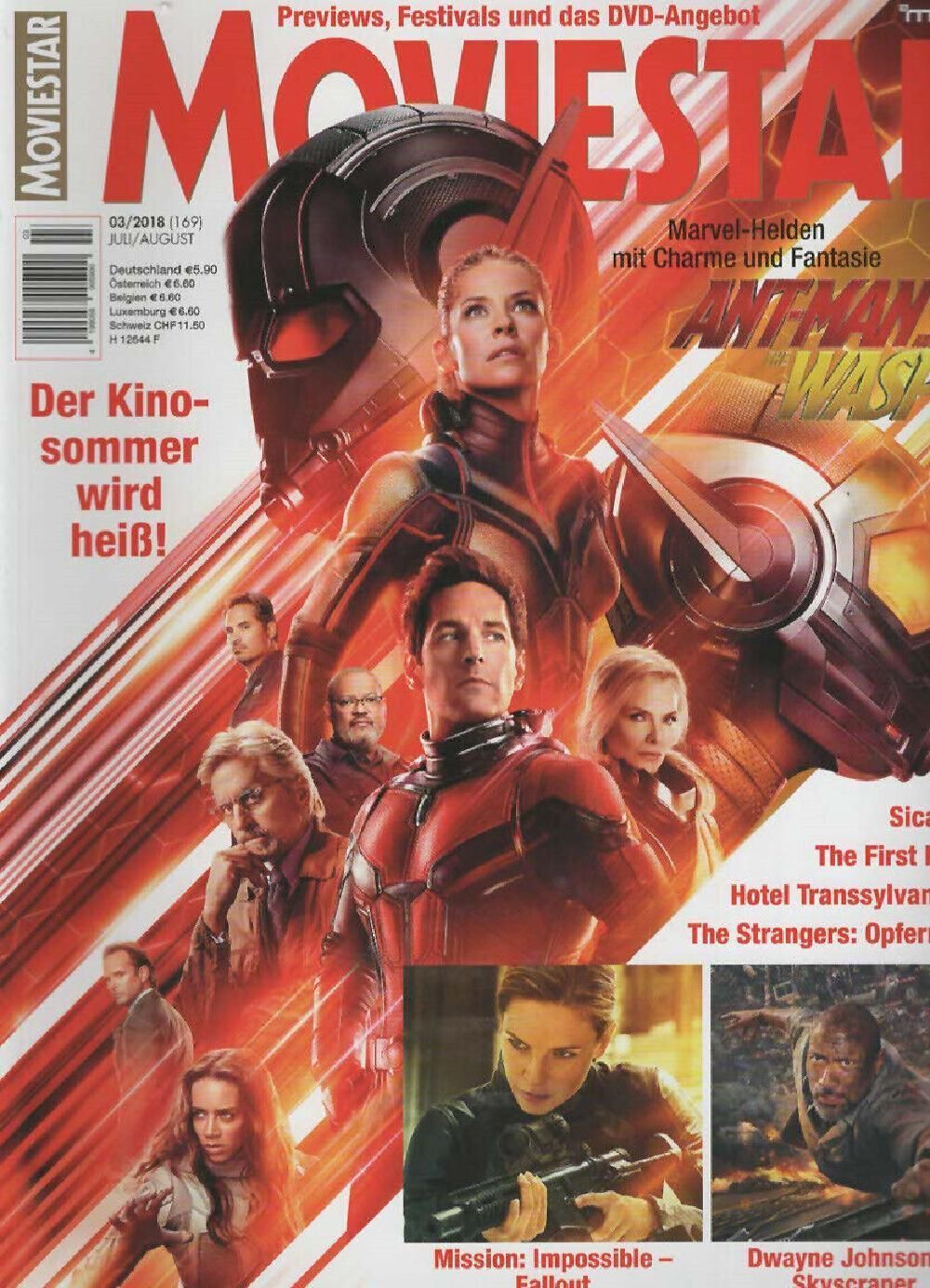 Moviestar Magazin Deutschland 2018 #169 Paul Rudd Evangeline Lilly