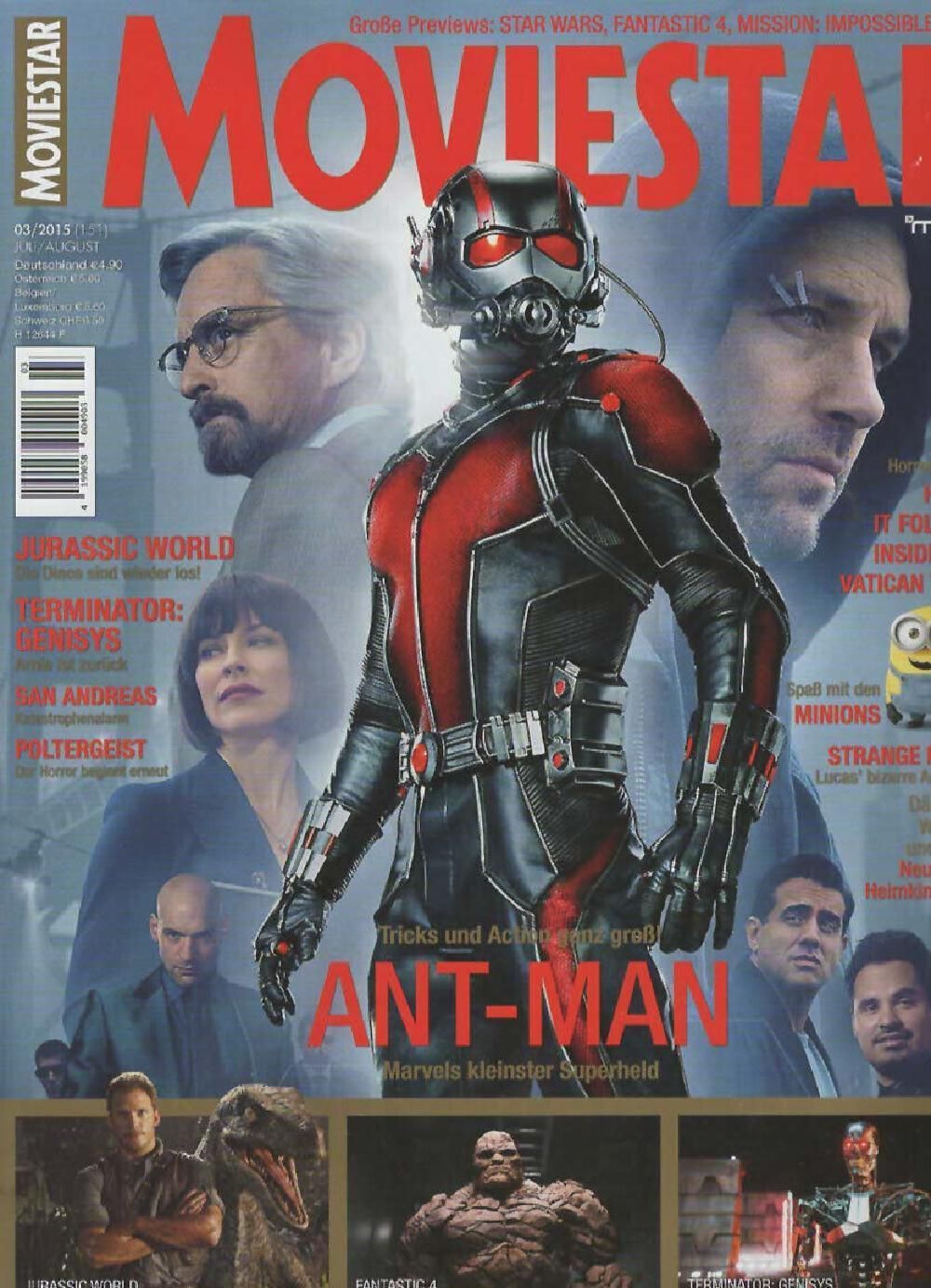 Moviestar Magazin Deutschland 2015 #151 Ant-Man