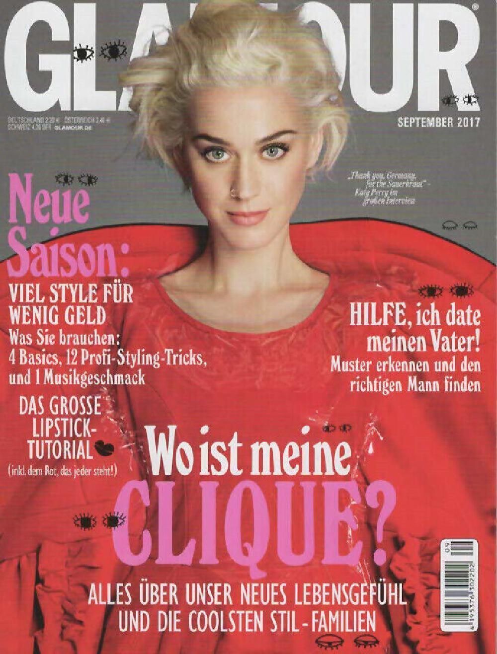 Glamour Magazin Deutschland 2017-09 Katy Perry