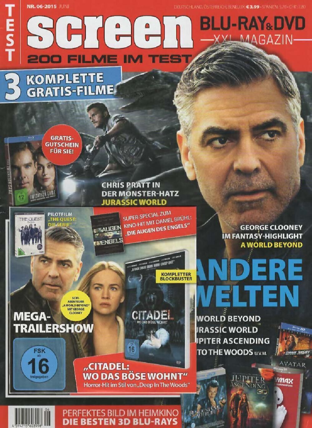 Screen Magazin Deutschland 2015-06 George Clooney