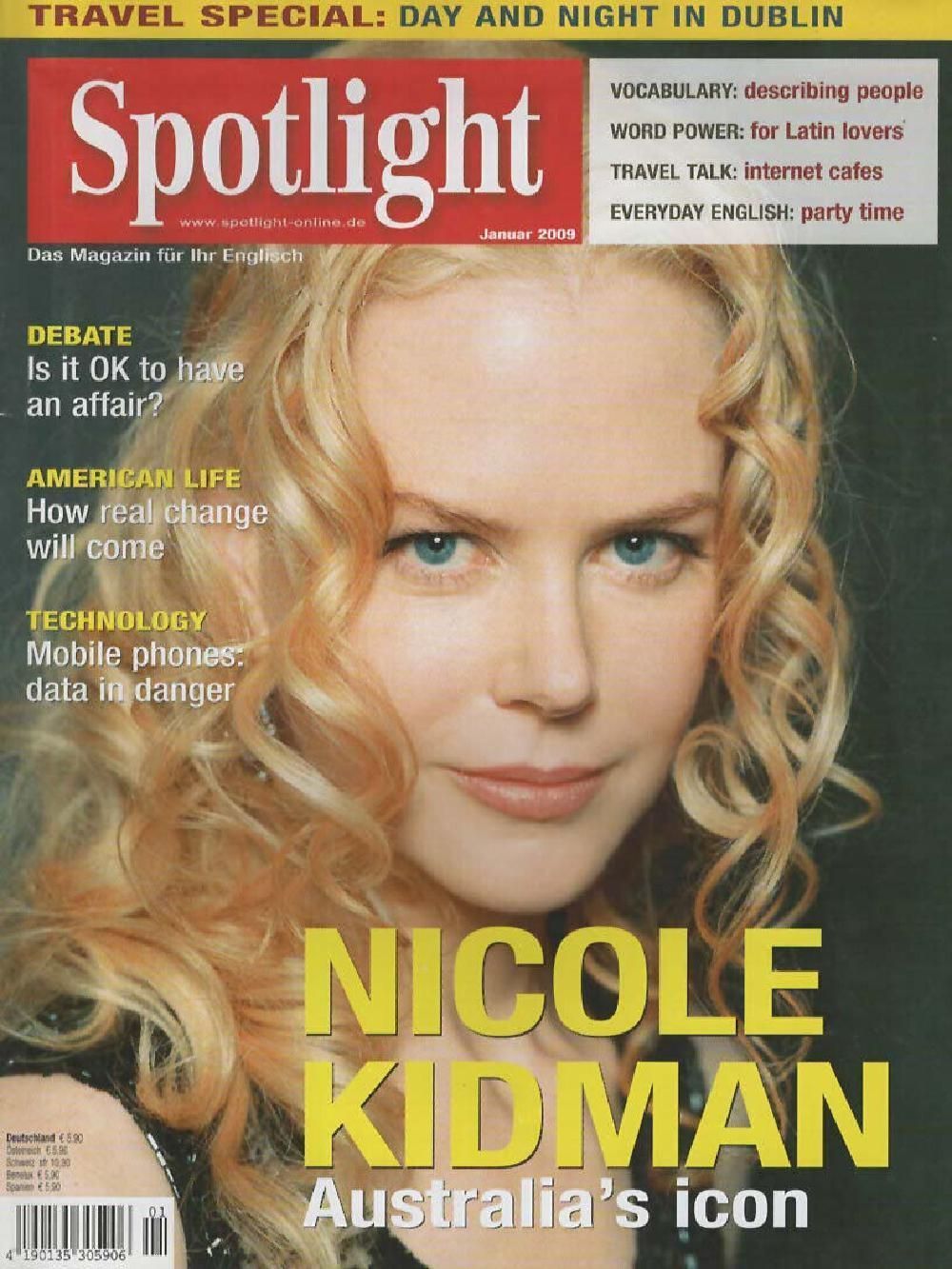 Spotlight Magazin Deutschland 2009-01 Nicole Kidman