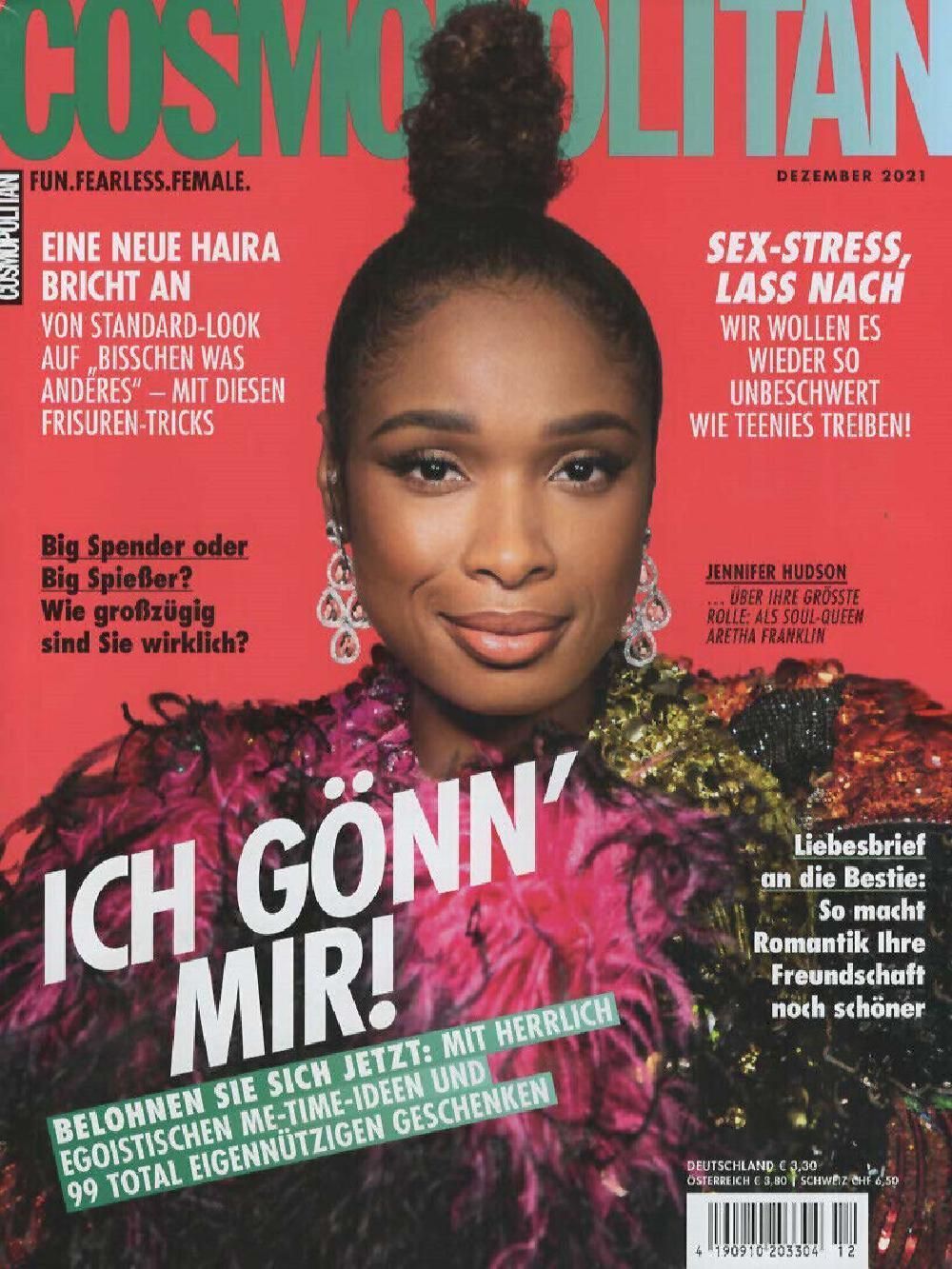 Cosmopolitan Magazin Deutschland 2021-12 Jennifer Hudson