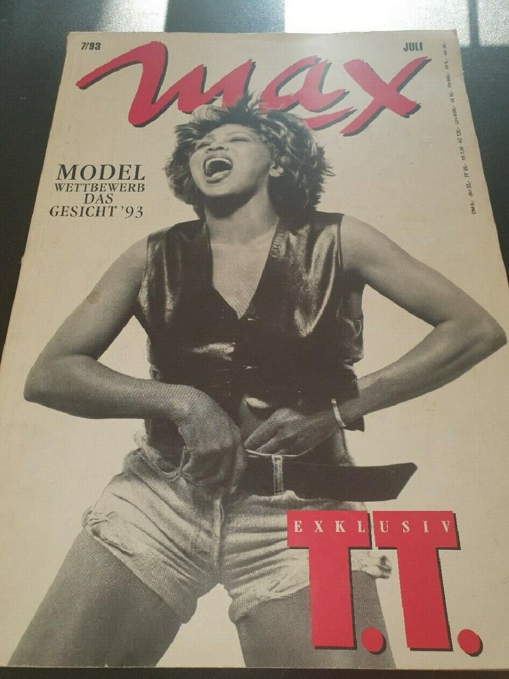 Max Magazin Deutschland 1993-07 Tina Turner