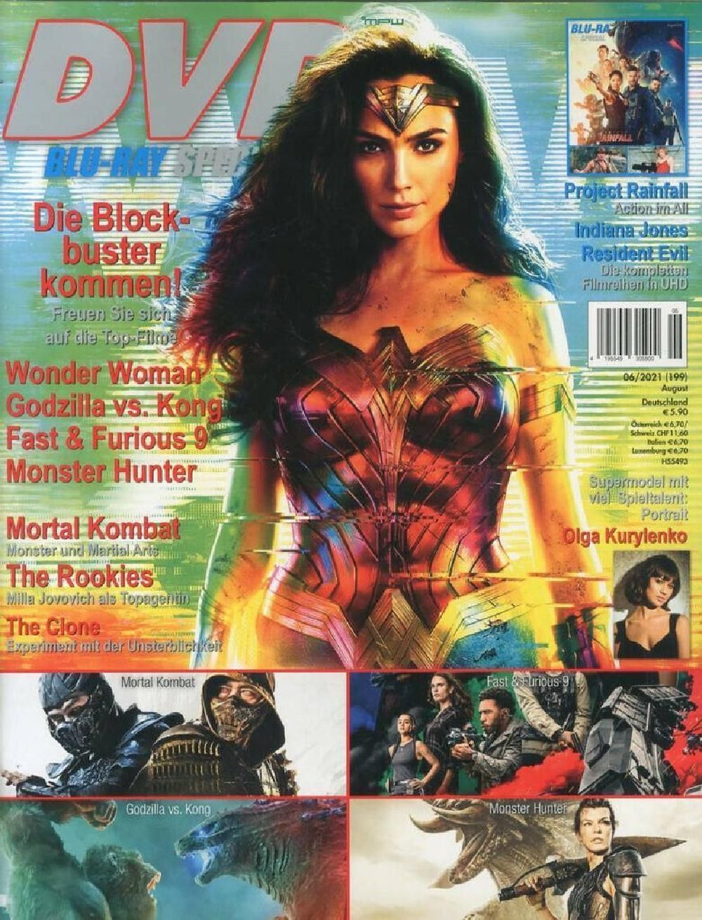 DVD Spezial Magazin Deutschland 2021 #199 Gal Gadot