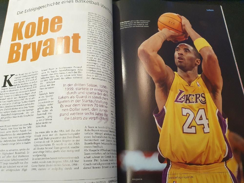 Erfolg Magazin Deutschland 2020-02 Kobe Bryant Ralf Möller