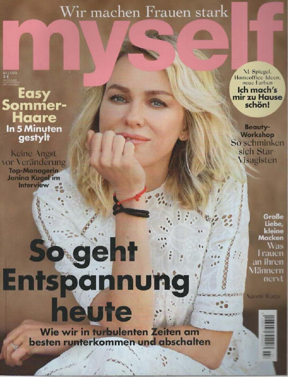 Myself Magazin Deutschland 2020-07 Naomi Watts