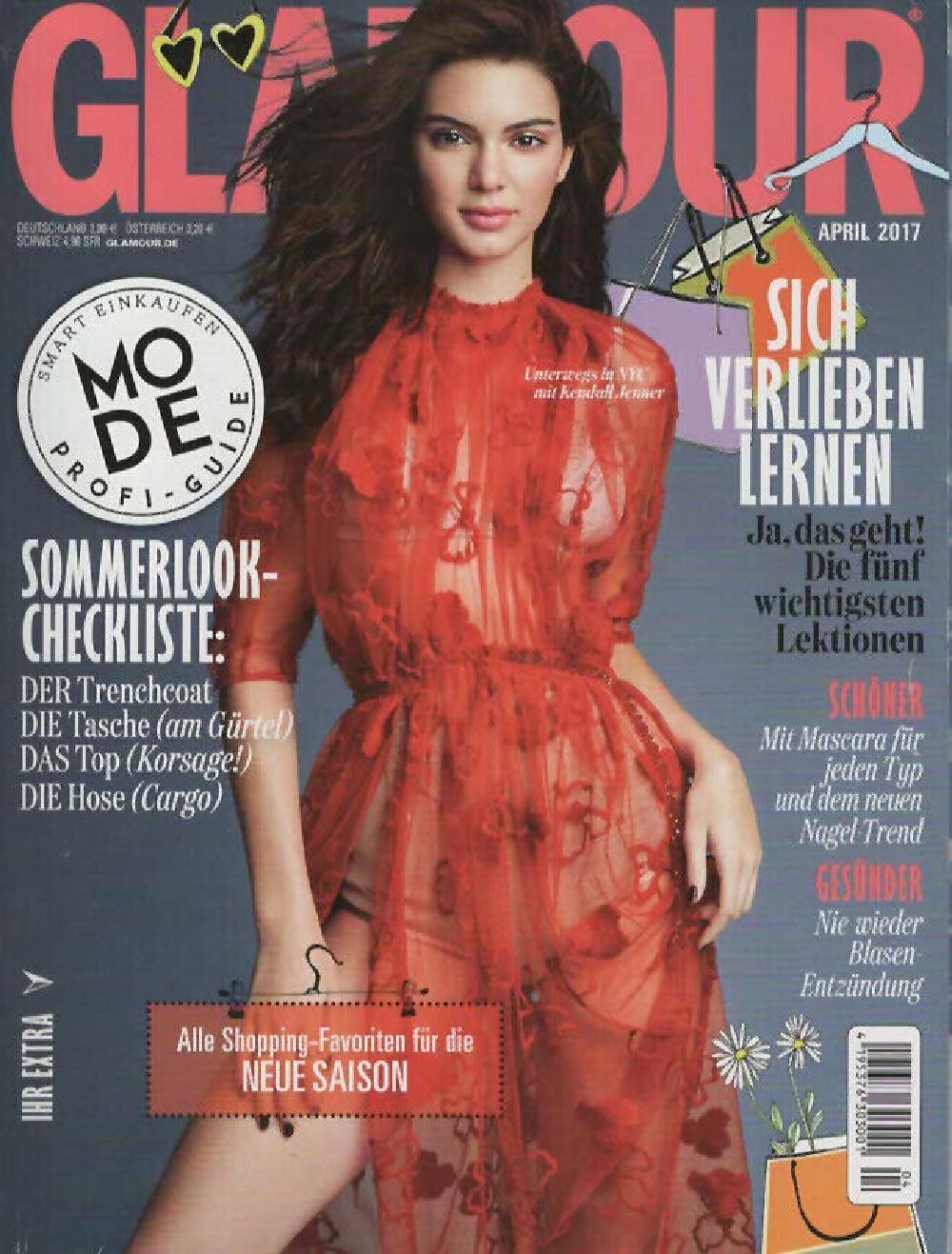 Glamour Magazin Deutschland 2017-04 Kendall Jenner