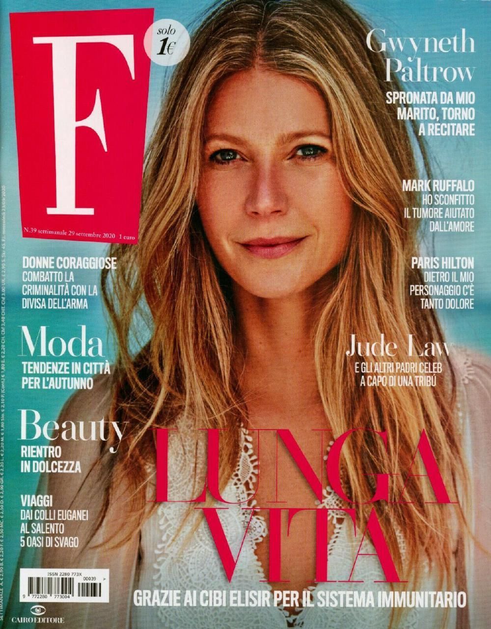 F Magazin Italien 2020-39 Gwyneth Paltrow