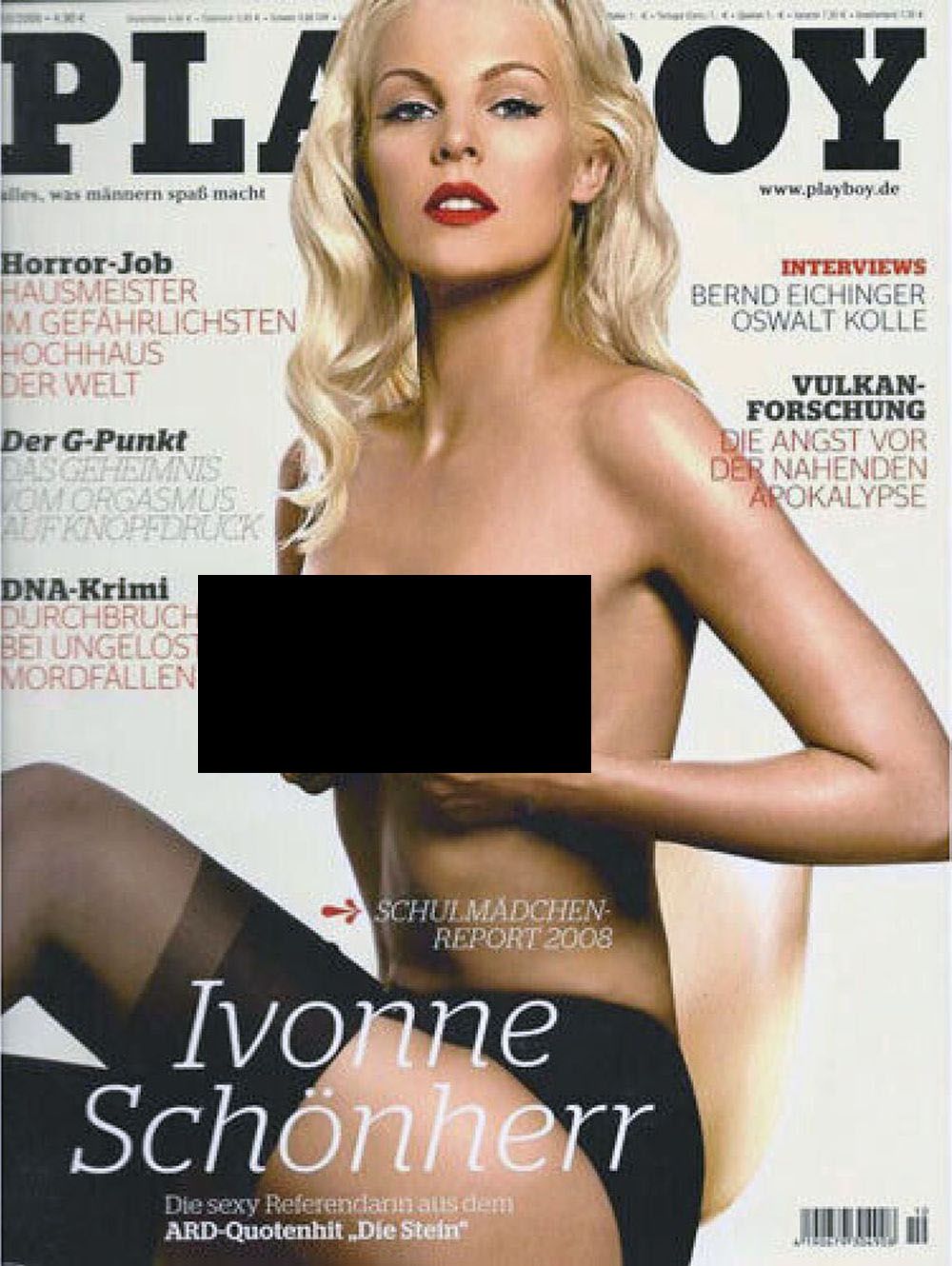 Playboy Magazin Deutschland 2008-10 Ivonne Schönherr