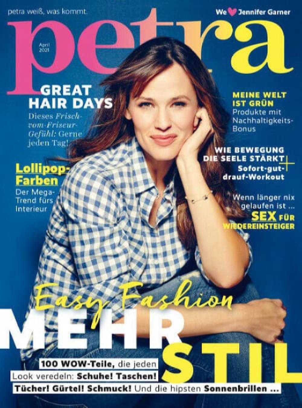 Petra Magazin Deutschland 2021-04 Jennifer Garner
