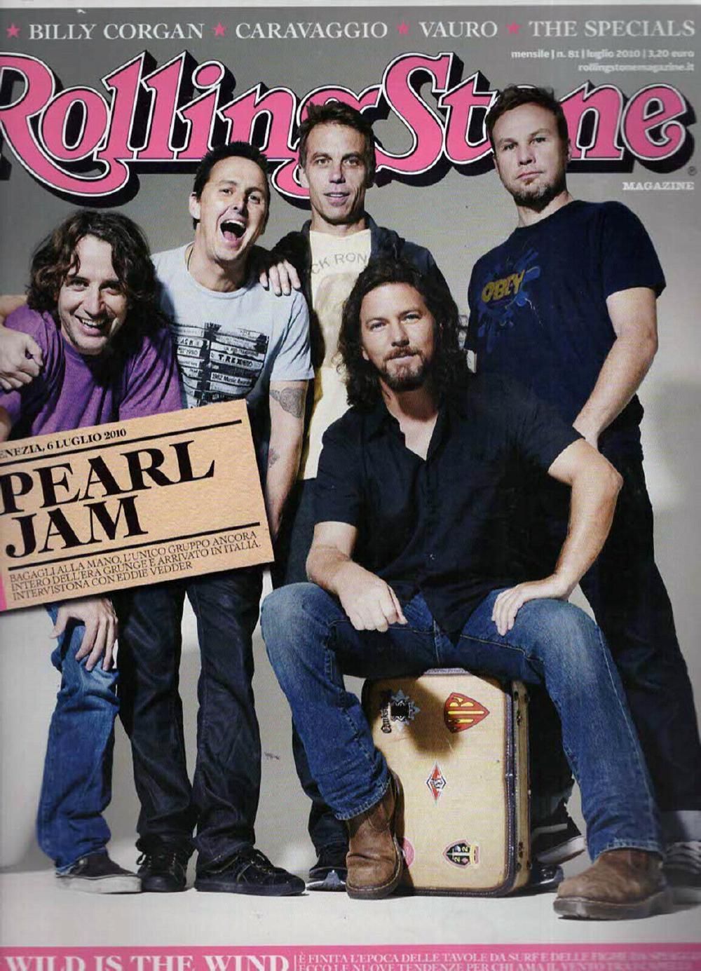 Rolling Stone Magazin Italien 2010 #81 Pearl Jam Ozzy Billy Corgan The Specials