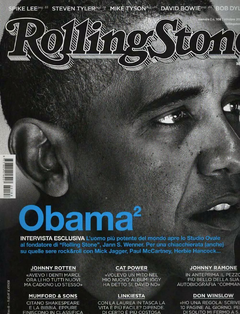 Rolling Stone Magazin Italien 2013 #108 Obama Spike Lee Steven Tyler David Bowie