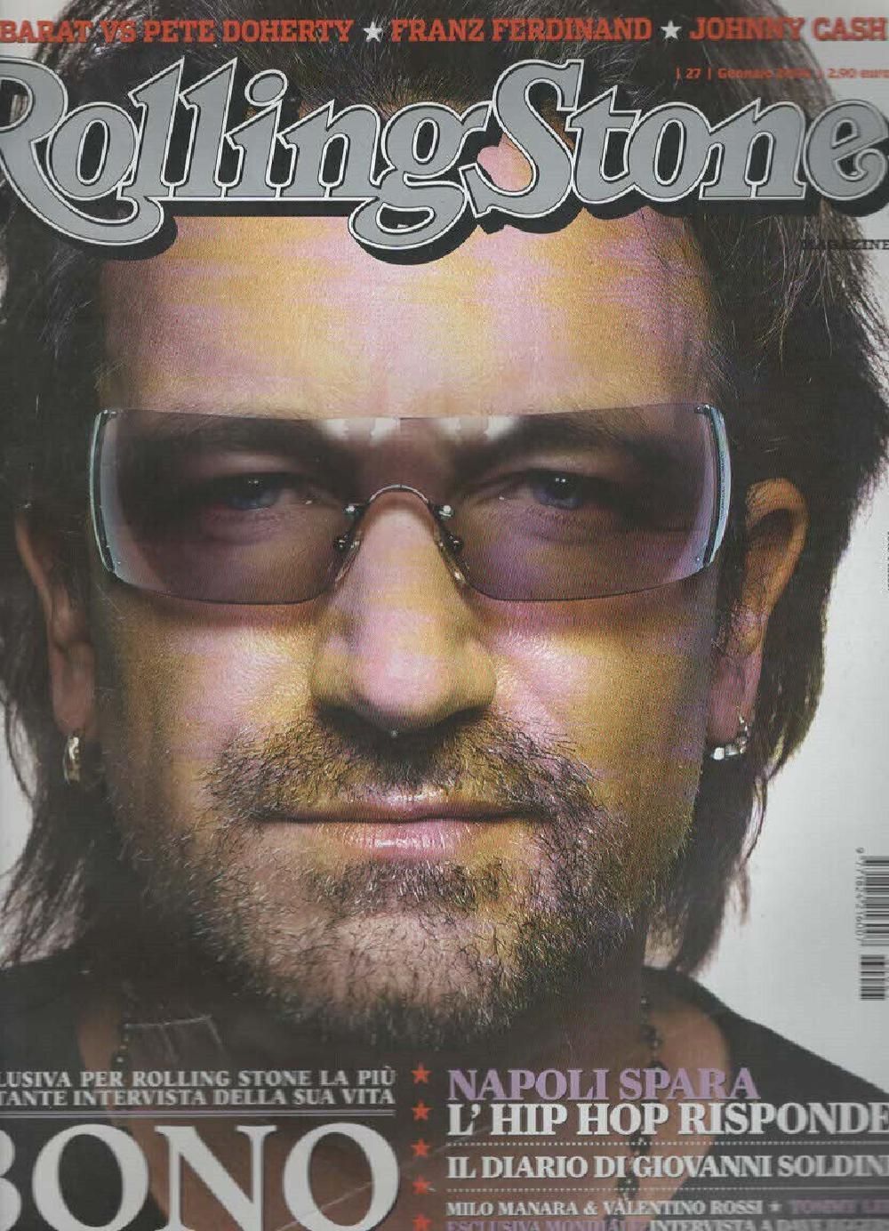 Rolling Stone Magazin Italien 2005 #27 Bono Pete Doherty Franz Ferdinand