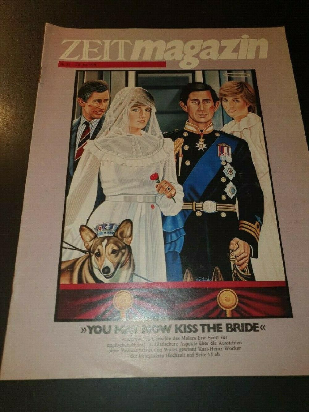 Zeit Magazin Deutschland 1981-31 Lady Diana Prince Charles