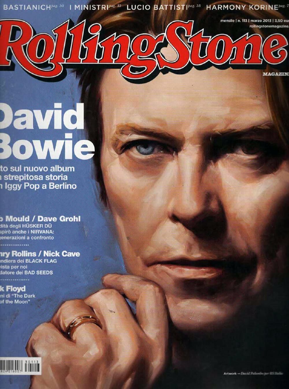 Rolling Stone Magazin Italien 2013 #113 David Bowie Bob Mould Nick Cave Pink Floyd