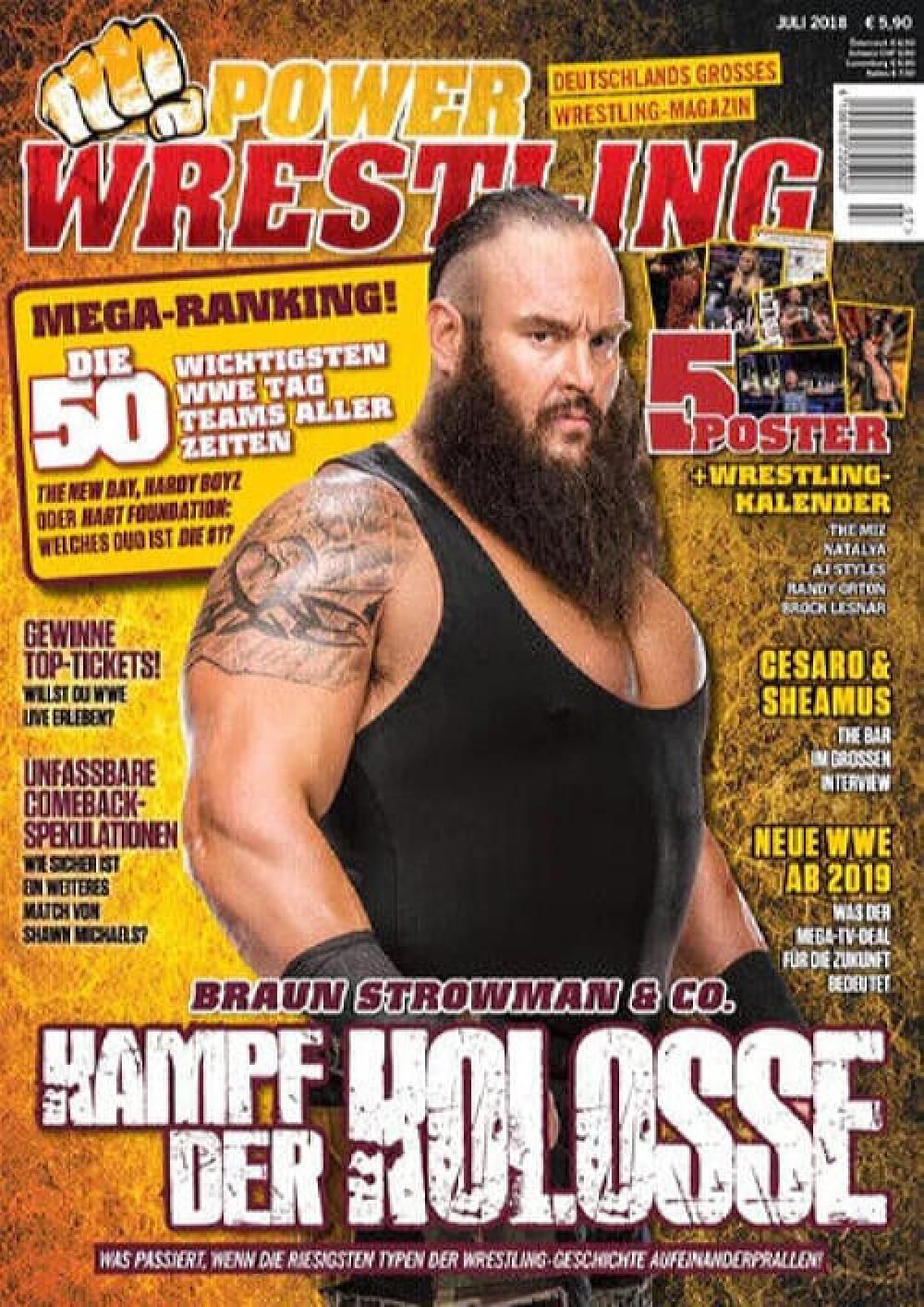 Power Wrestling Magazin Deutschland 2018-07 Braun Strowmann