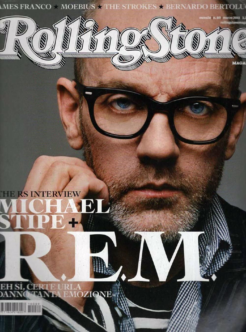Rolling Stone Magazin Italien 2011 #89 Michael Stipe REM James Franco Moebius