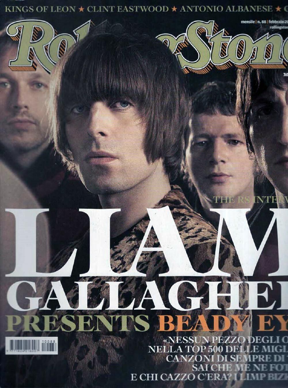 Rolling Stone Magazin Italien 2011 #88 Liam Gallagher Kings Of Leon Clint Eastwood