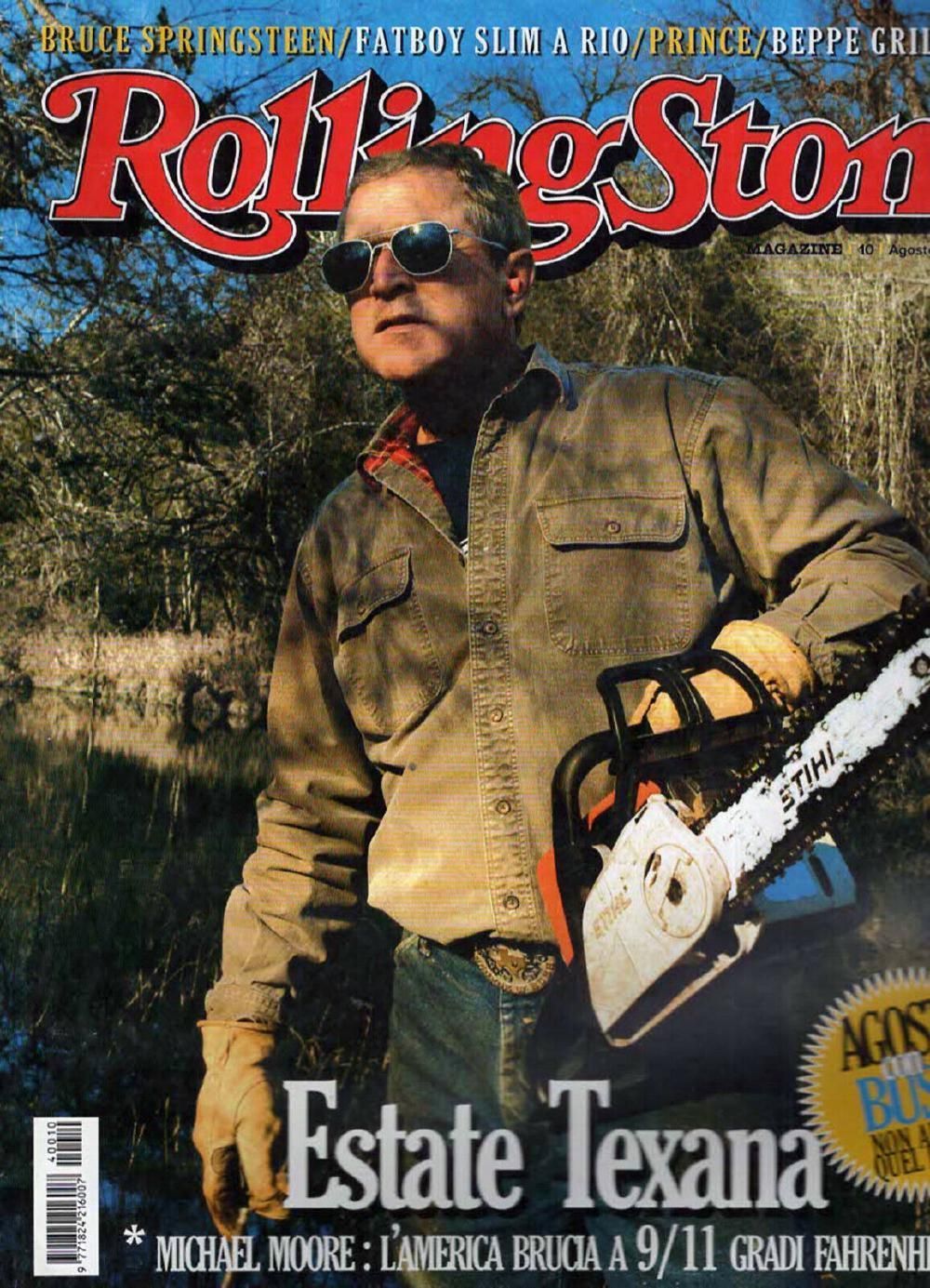 Rolling Stone Magazin Italien 2004 #10 Bush Springsteen Fatboy Slim Prince