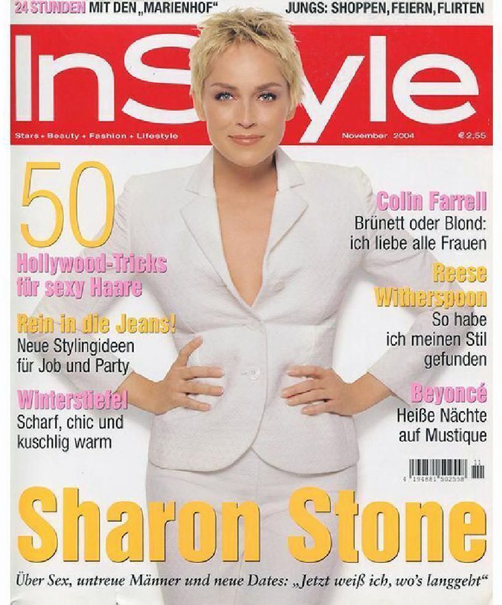 InStyle Magazin Deutschland 2004-11 Sharon Stone