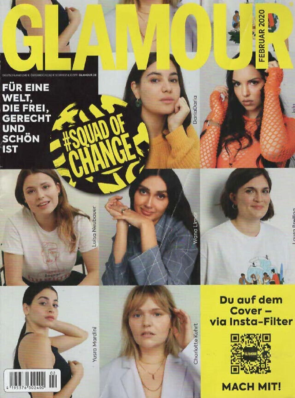 Glamour Magazin Deutschland 2020-02 Juju Wana Limar Luisa