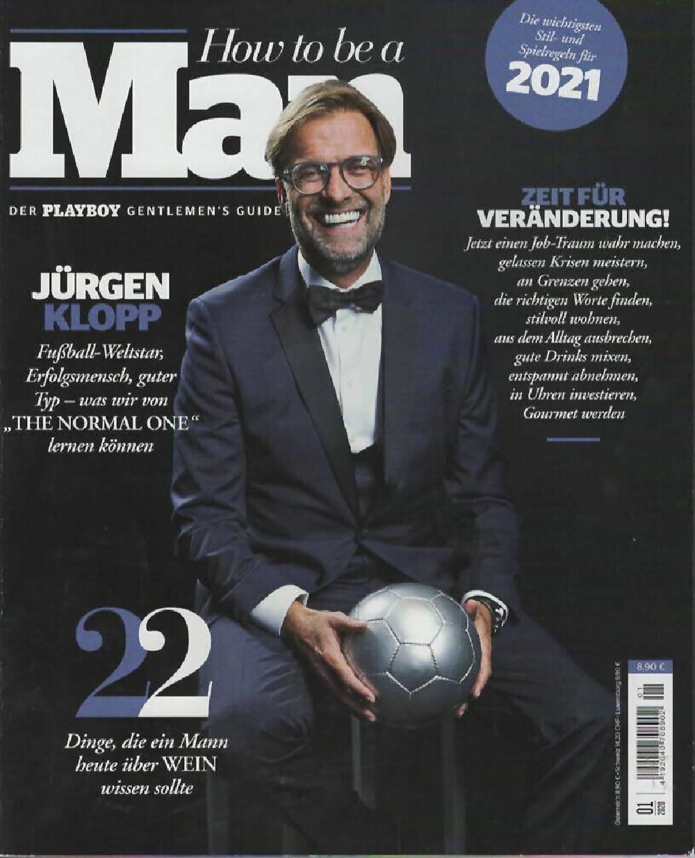 How To Be A Man Playboy Deutschland 2021 Jürgen Klopp