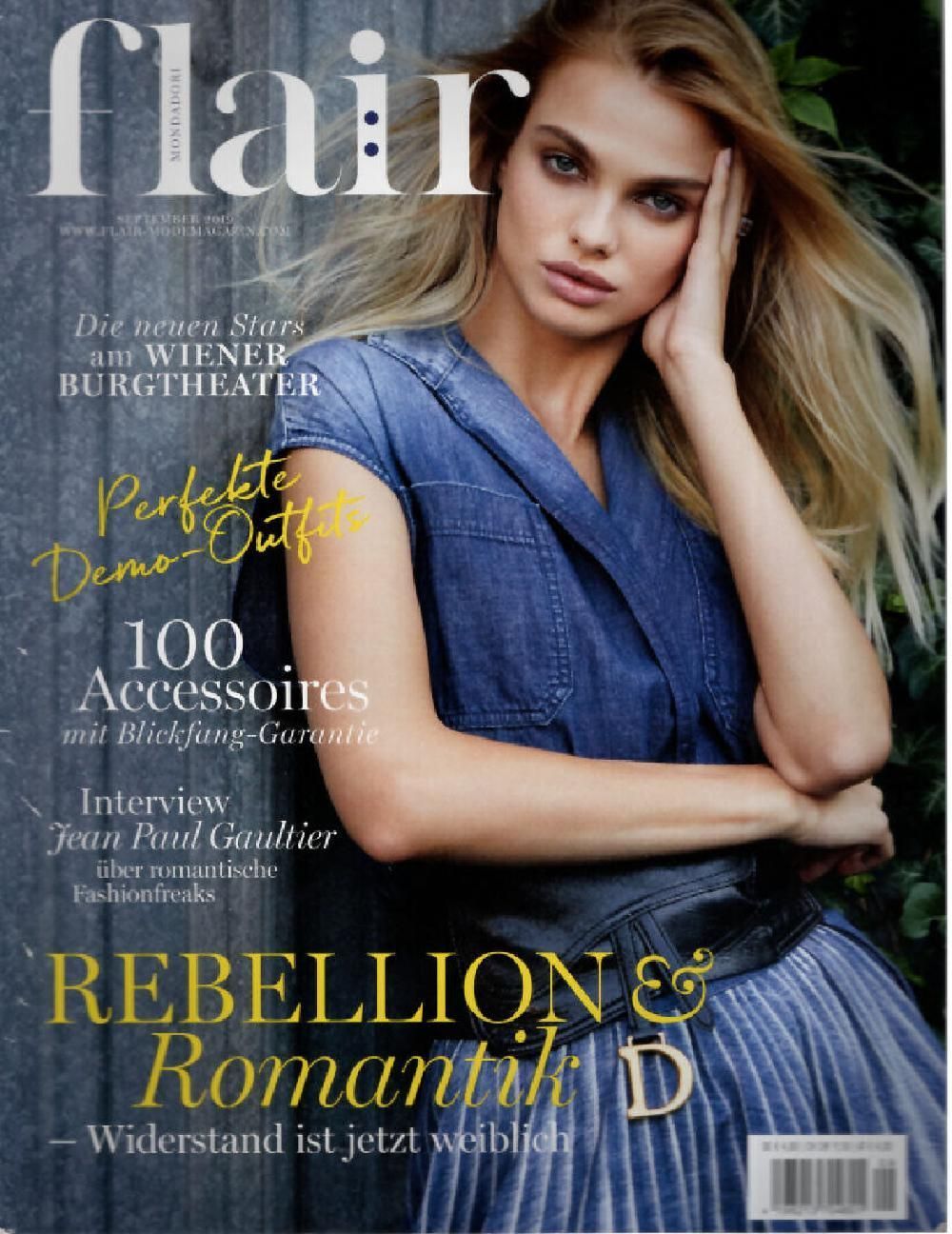 Flair Magazin Deutschland 2019-09 Dasha Daria Khlystun