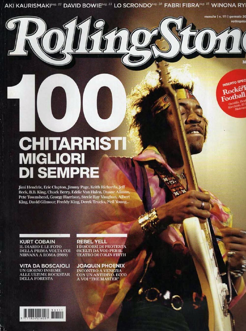 Rolling Stone Magazin Italien 2013 #111 Jimi Hendrix