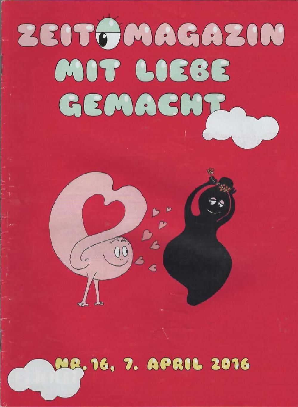 Zeit Magazin Deutschland 2016-16 Barbapapa