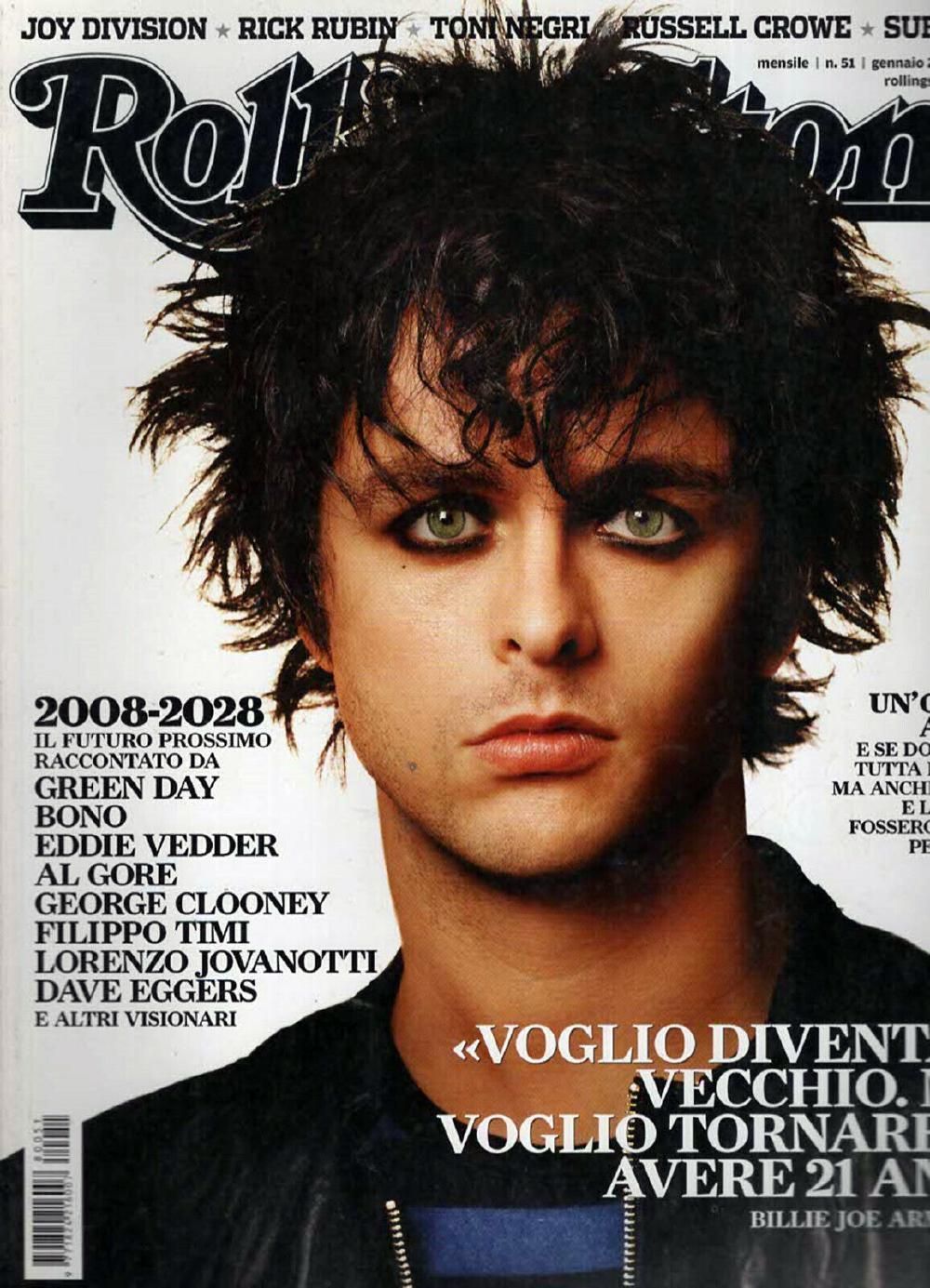 Rolling Stone Magazin Italien 2007 #51 Billie Joe Armstrong Joy Division