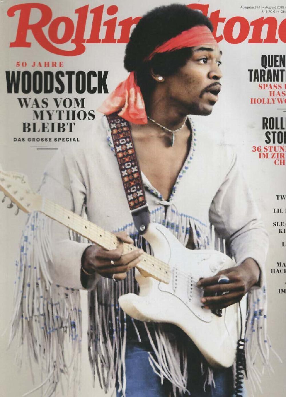 Rolling Stone Magazin Deutschland 2019 #298 Jimi Hendrix Quentin Tarantino Jeff Tweedy Lil Nas X