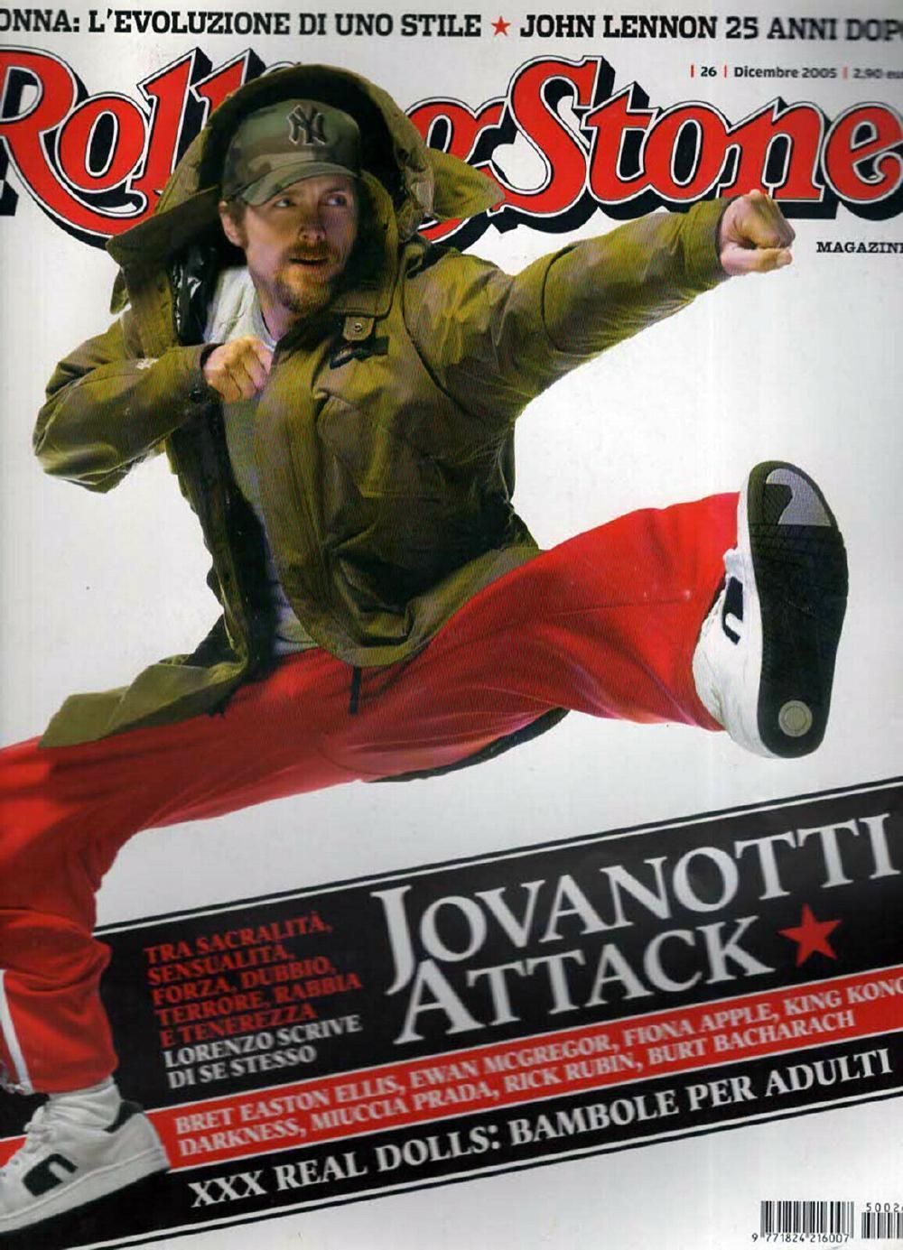 Rolling Stone Magazin Italien 2005 #26 Jovanotti Madonna John Lennon