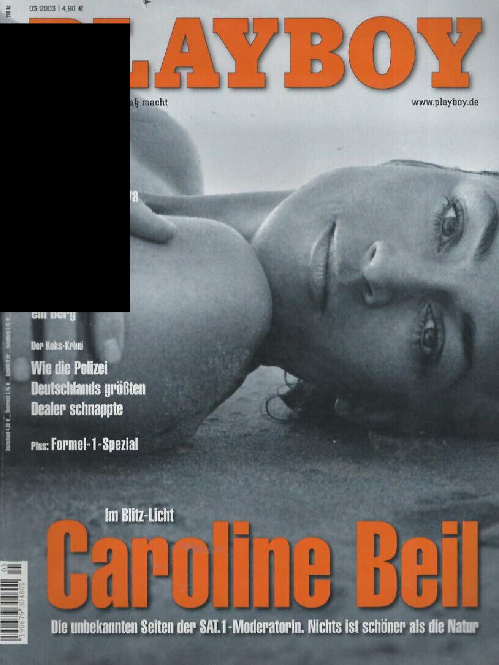 Playboy Magazin Deutschland 2003-03 Caroline Beil