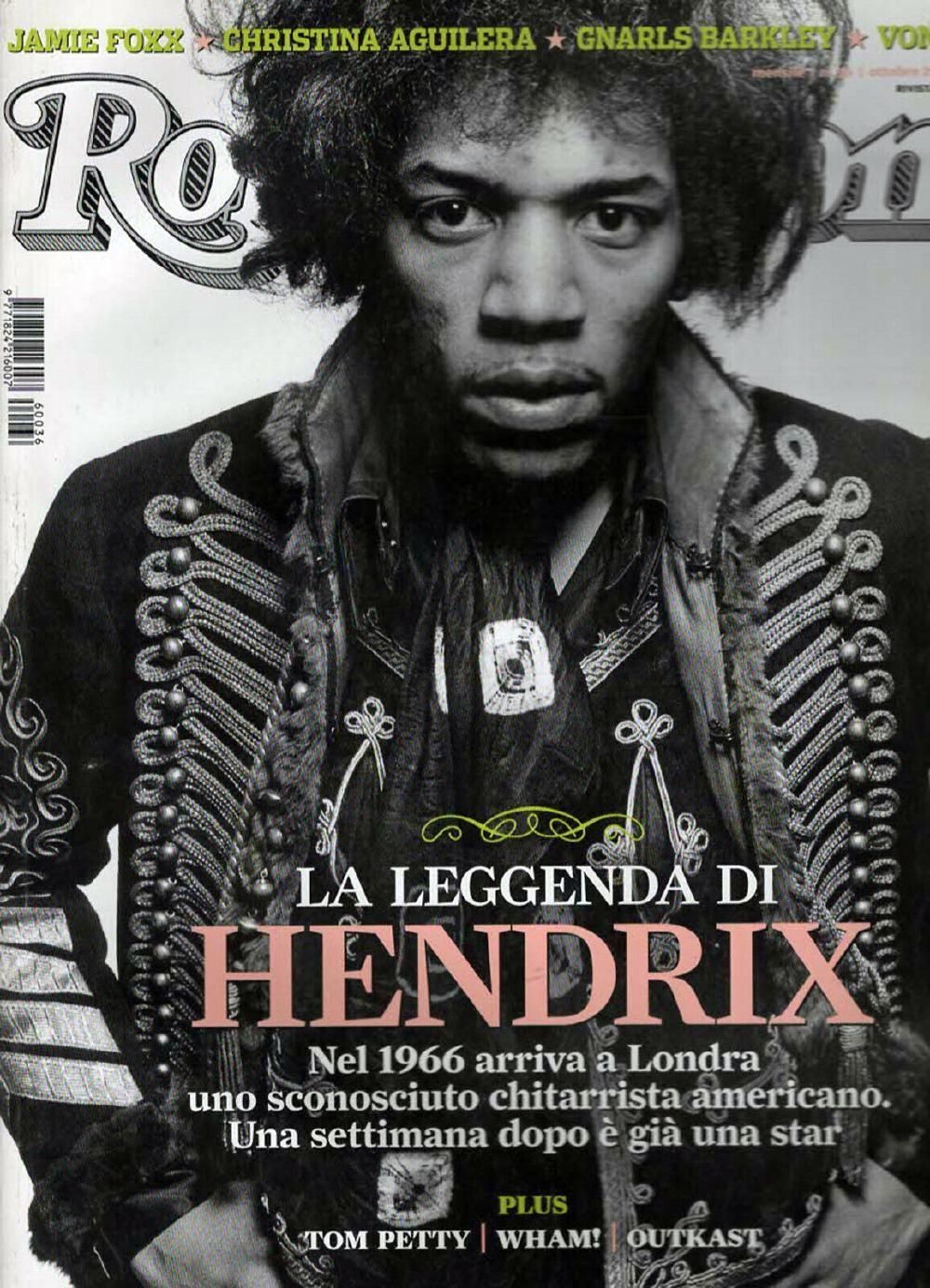 Rolling Stone Magazin Italien 2006 #36 Jimi Hendrix Jamie Foxx Christina Aguilera