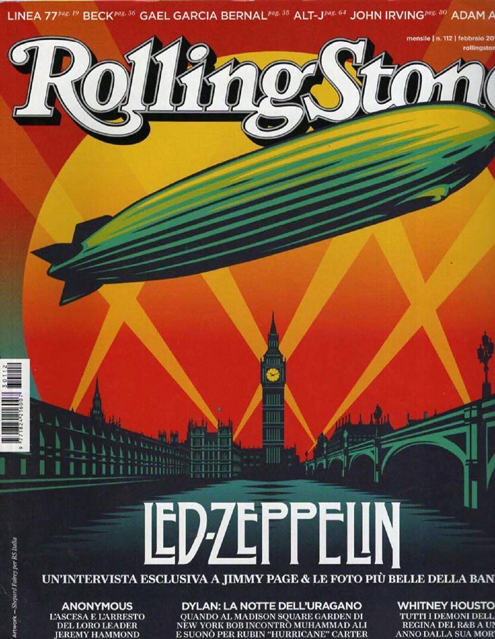 Rolling Stone Magazin Italien 2013 #112 Led Zeppelin