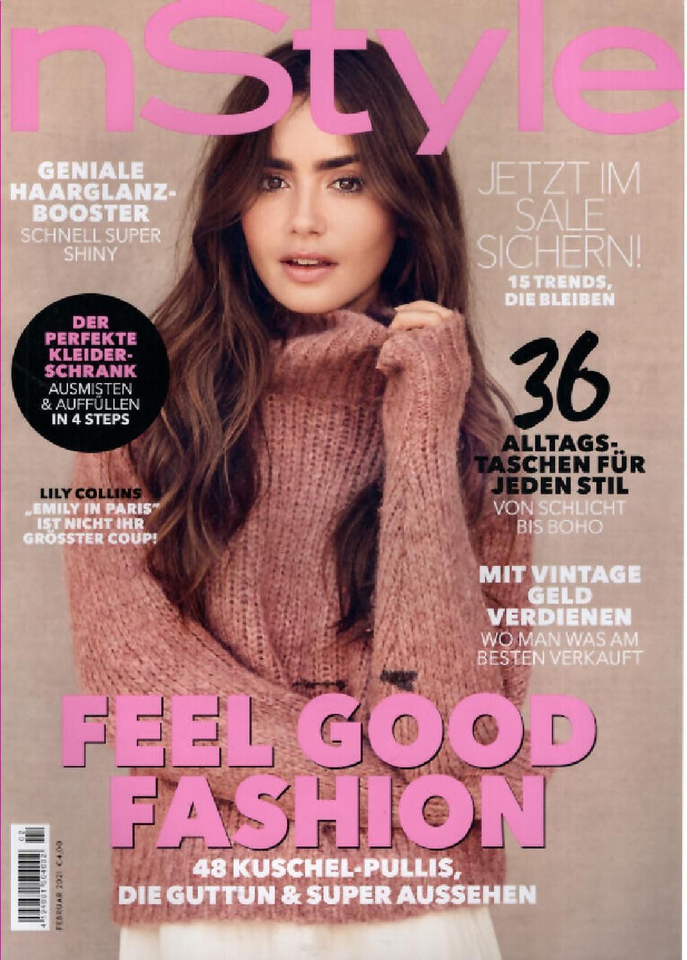 InStyle Magazin Deutschland 2021-02 Lily Collins